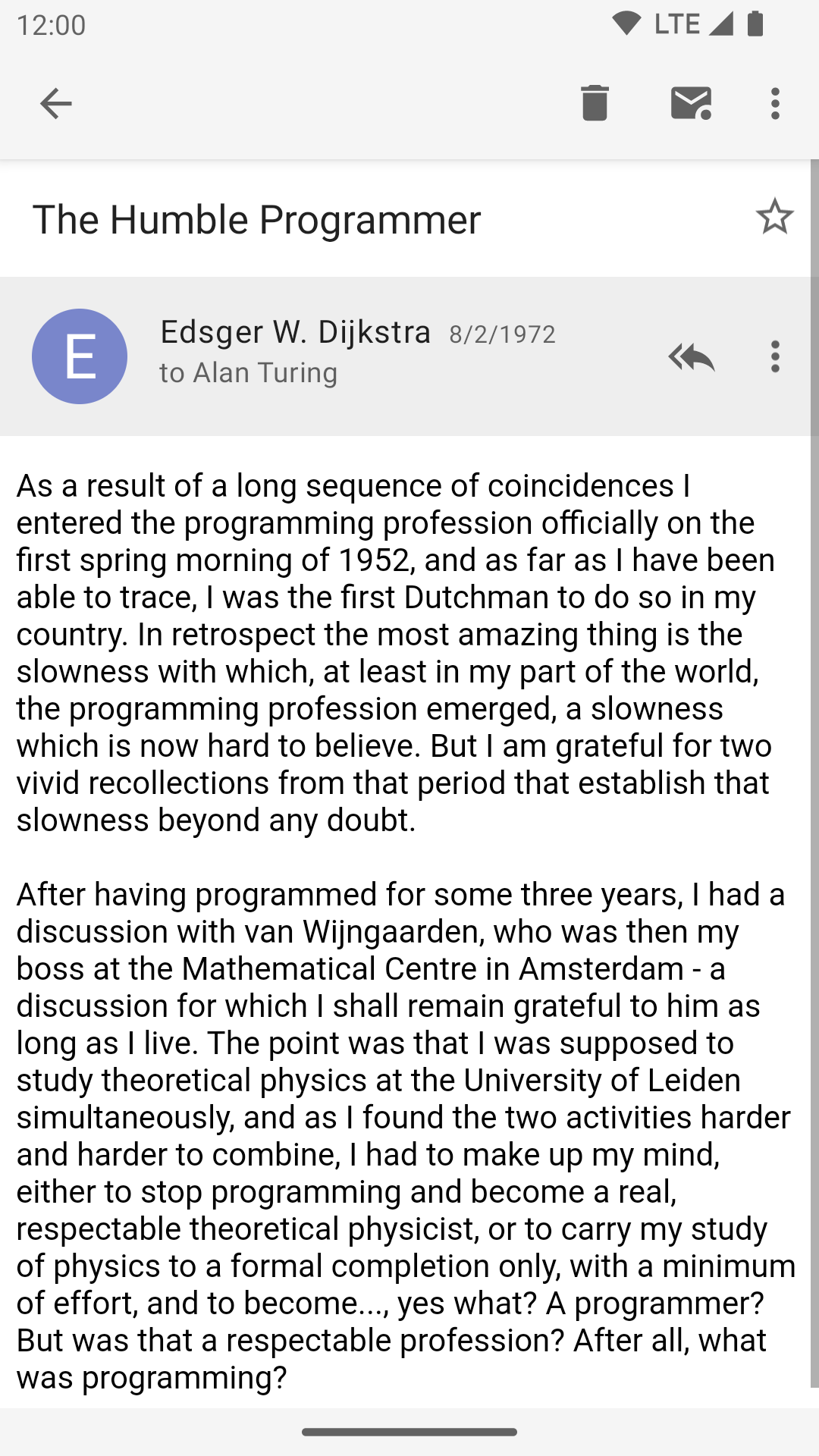 Message View